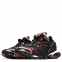  Balenciaga Track 2 Trainer Black Red 0
