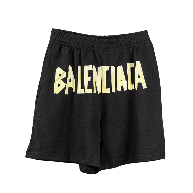 Фото Шорти Balenciaga Black/Yellow