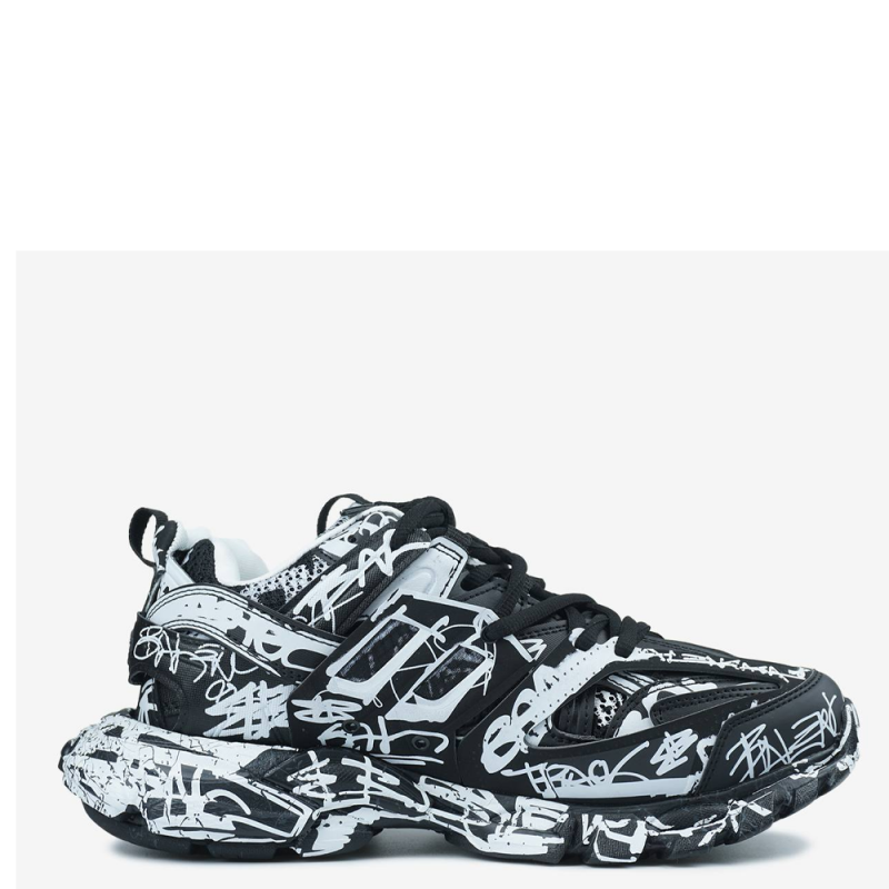 Фото Balenciaga Track Graffiti Black White