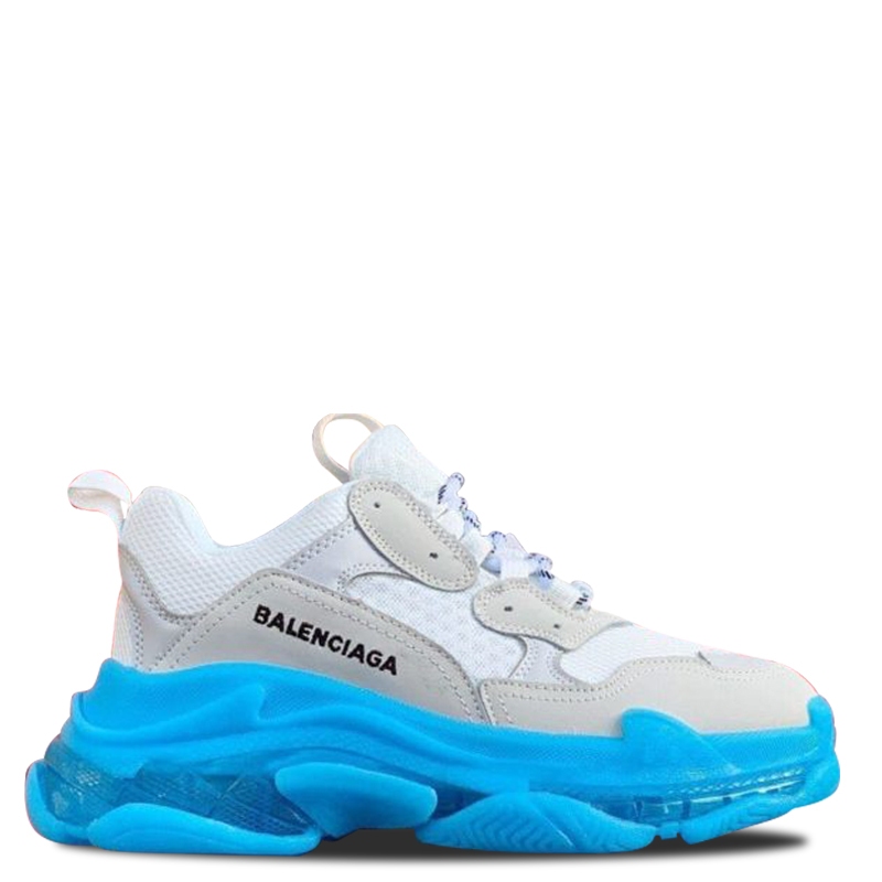 Фото Balenciaga Triple S Clear Sole Grey Blue