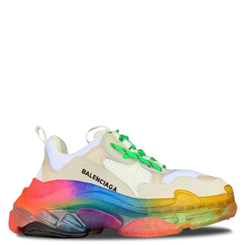 Фото Balenciaga Triple S Clear Sole White Multi