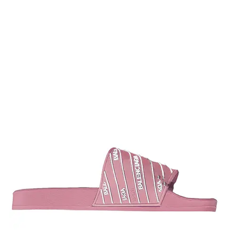 Фото Balenciaga Slides Small Logo ‘Pink’