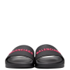 Balenciaga Logo Slides (Black/Red)