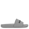 Balenciaga Logo Slides Gray
